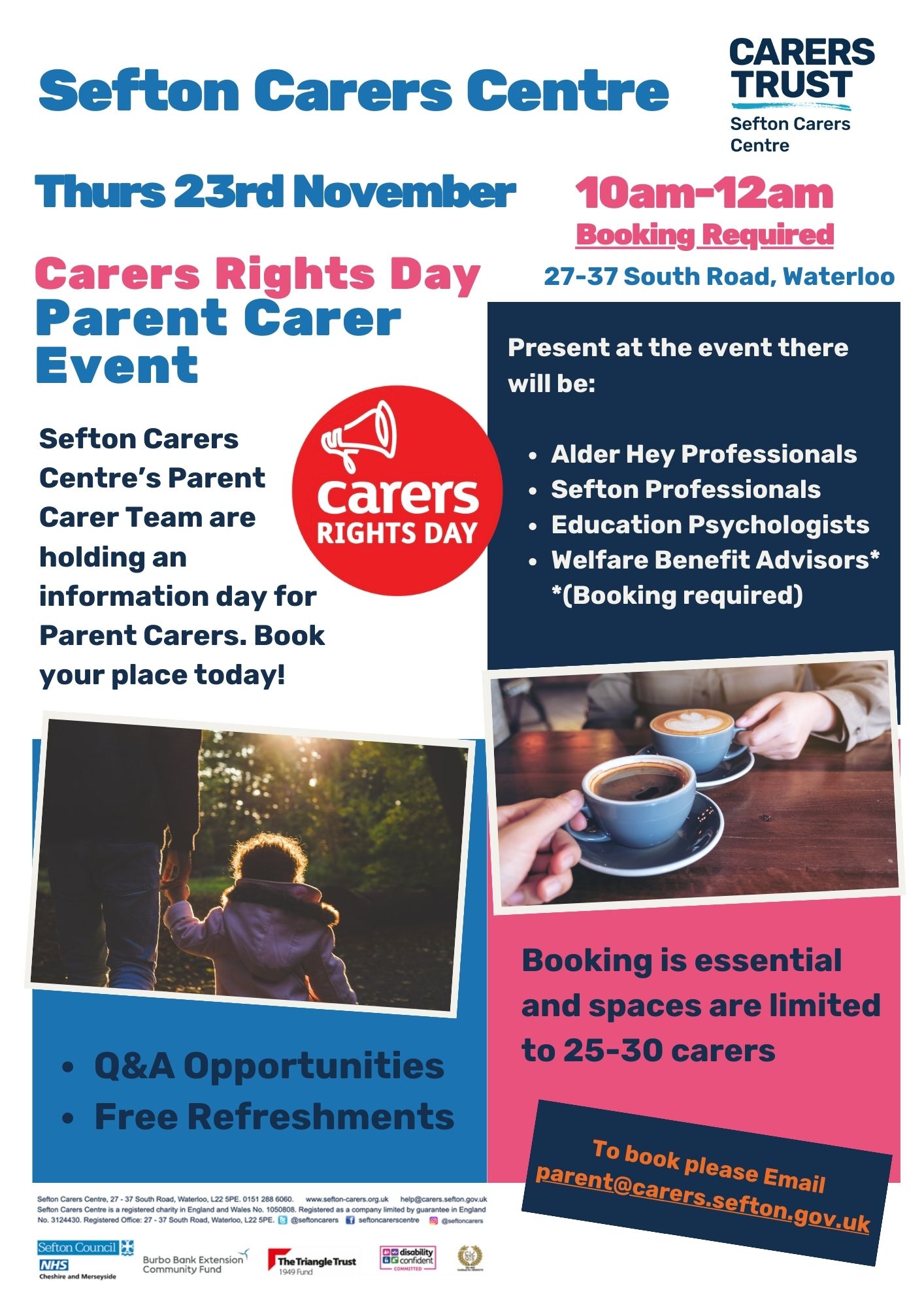 Carers Rights Day Parent carers flyer ELECTRONIC ver