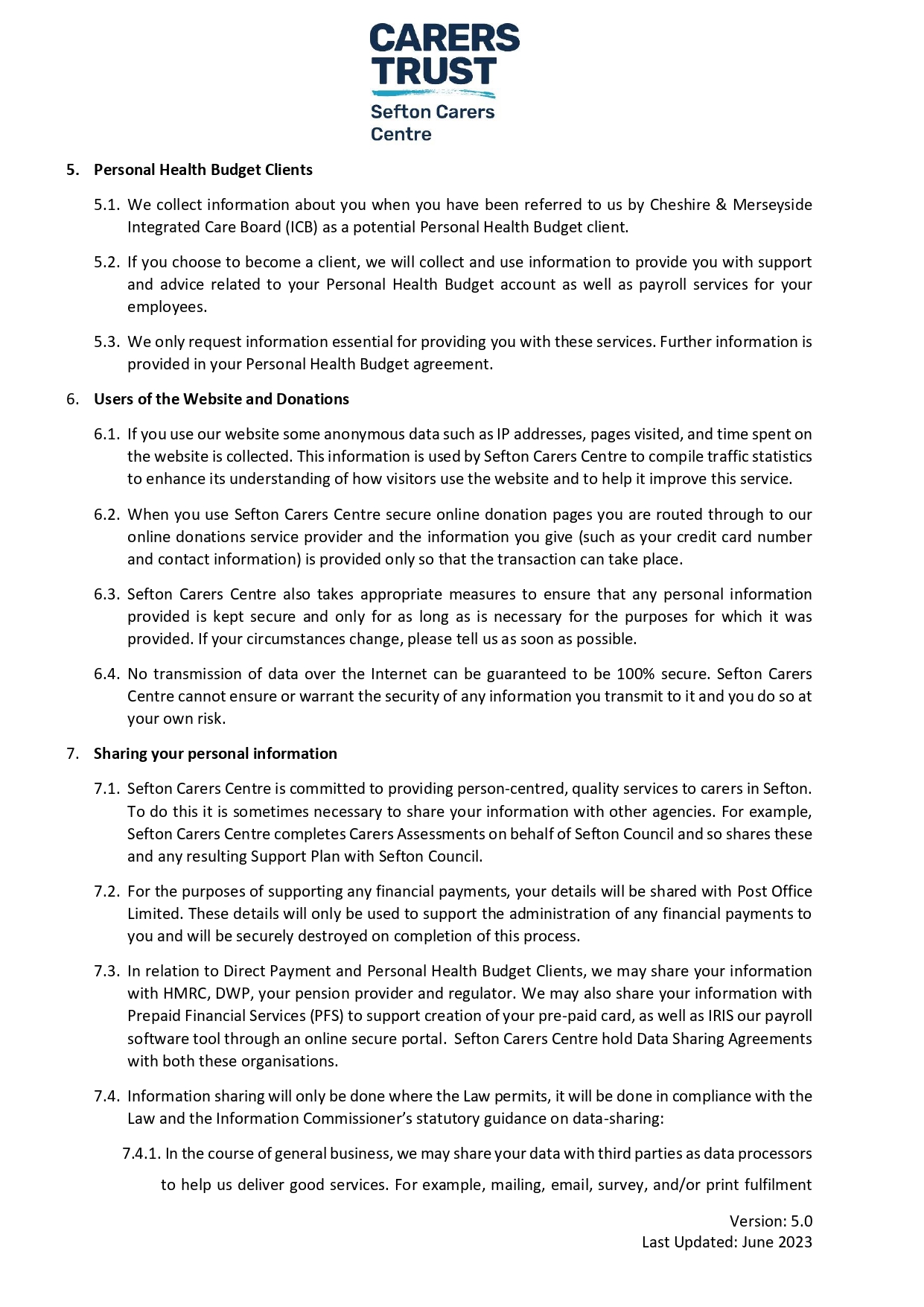 SCC Privacy Notice June 23 page 0003